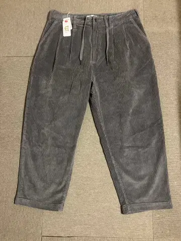 Evisen 에비센 코듀로이 보헤미안 팬츠 XL 그레이 타이트 부츠