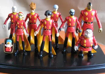 사이보그 009 액션 피규어 (9체 세트) 케이스 덤 포함