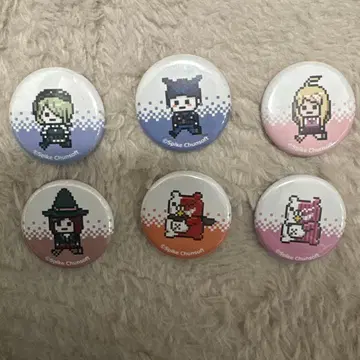 단간론파 V3 15주년 캡슐 토이 도트 그림 미니 캔뱃지 묶음 판매