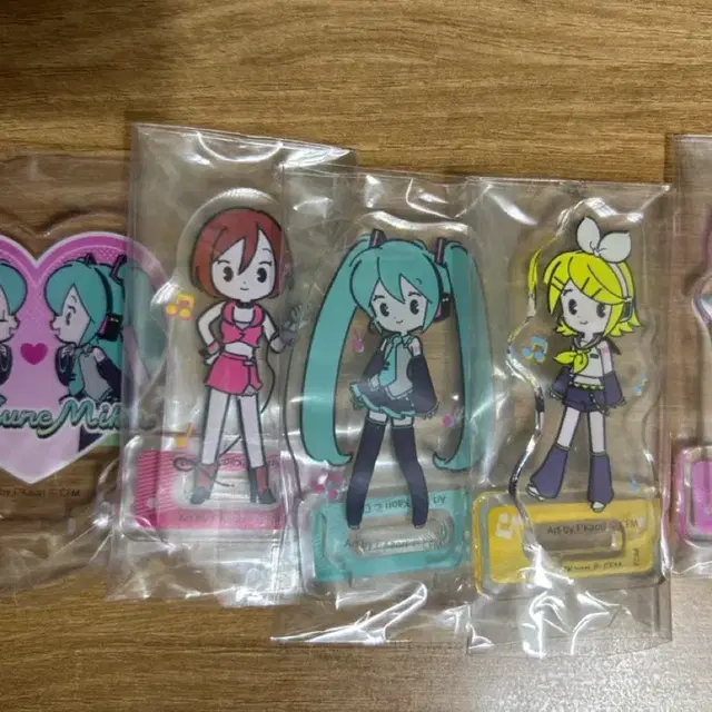 보카로 보컬로이드 메이코 미쿠 린 루카 아크릴스탠드 일괄