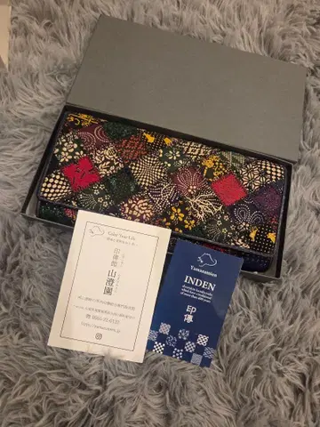 마에카와인덴 패치워크 장지갑