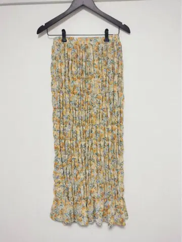 Gleamy 그리미 플라워 프린트 스커트 새상품