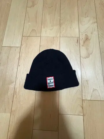 have a good time 니트 모자 블랙