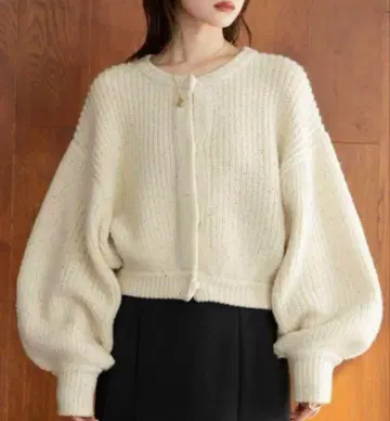 hinari 스팽글 니트 가디건