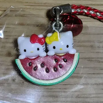 구마모토 한정판 지역 한정 키티 구마모토 끈 수박 버전