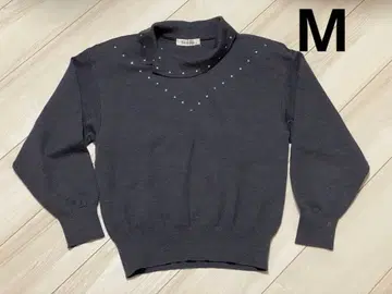 [ 중고 ] Saint Joie 니트 스웨터 여성용 그레이 나이가이