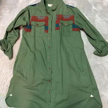 올리브 그린 밀리터리 자켓 M