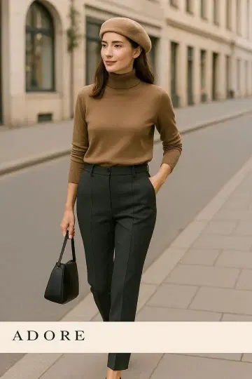 새상품, 택 포함! ADORE 울 스트레치 테이퍼드 팬츠 사이즈 38