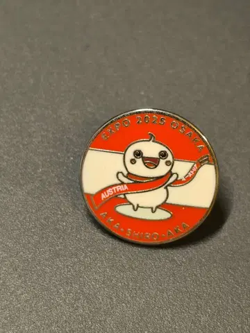 만박 오스트리아관 핀 배지 1개 EXPO2025 오사카 간사이 만박