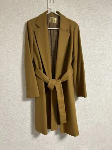 noble 체스터 코트 벨트 포함