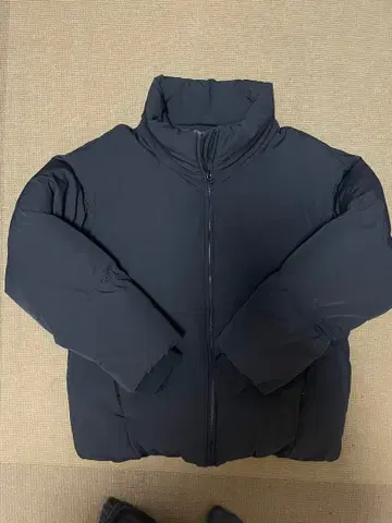 블랙 다운 자켓