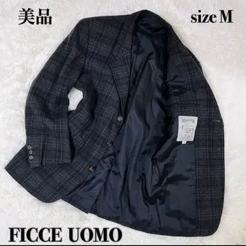 새상품급 FICCE UOMO 빈티지 돈 코니시 트위드 테일러드 자켓 M