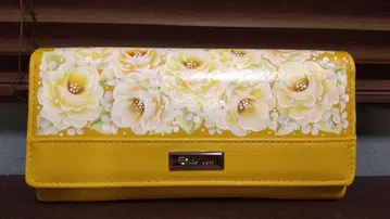 지갑 장지갑 톨 페인트 장미