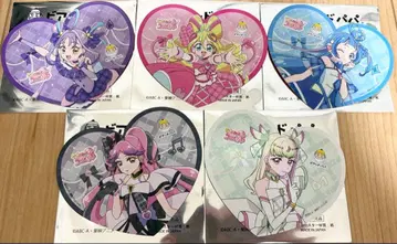 너와 아이돌 프리큐어 비어드 파파 코스터 5종 컴프 세트