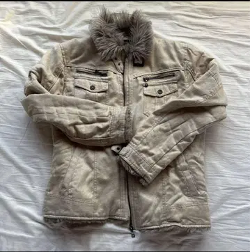 00년대 y2k 펑크 페어리 그런지 퍼 자켓 헤이세이