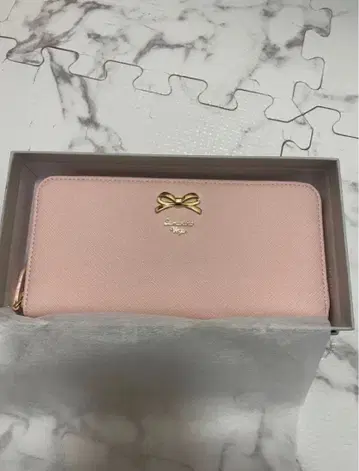 새상품 Samantha Thavasa 장지갑 옅은 핑크