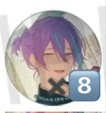 프로세카 글리터 캔뱃지 그리 45A 8개 세트 카미시로 루이