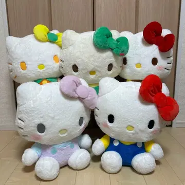 ( 미사용 새상품 ) 헬로키티 BIG 봉제 인형 5세트