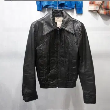 [ 70s ] Sears 블랙 가죽 자켓