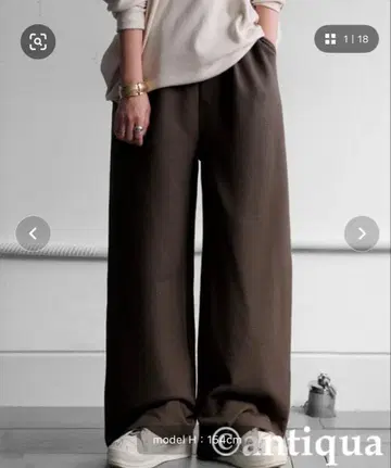 antiqua 분또 스트레이트 팬츠