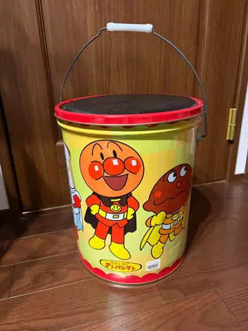 호빵맨 레트로 캔 의자 수납