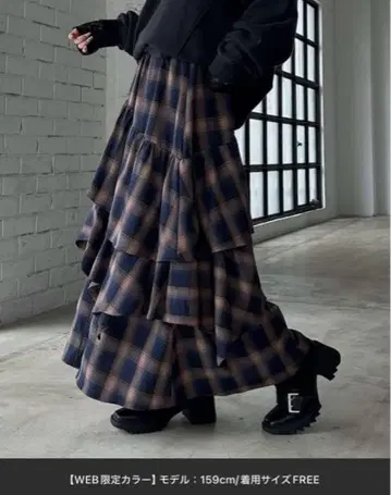 새상품! 택 포함! 도르티 플레어 스커트/프릴 스커트