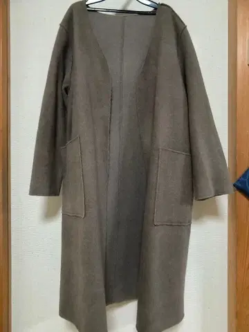 sheson 브라운 롱 코트