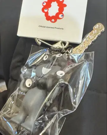 오사카 간사이 만박 블랙 미야쿠미야쿠 PVC 입체 키링 미야쿠미야쿠 만박