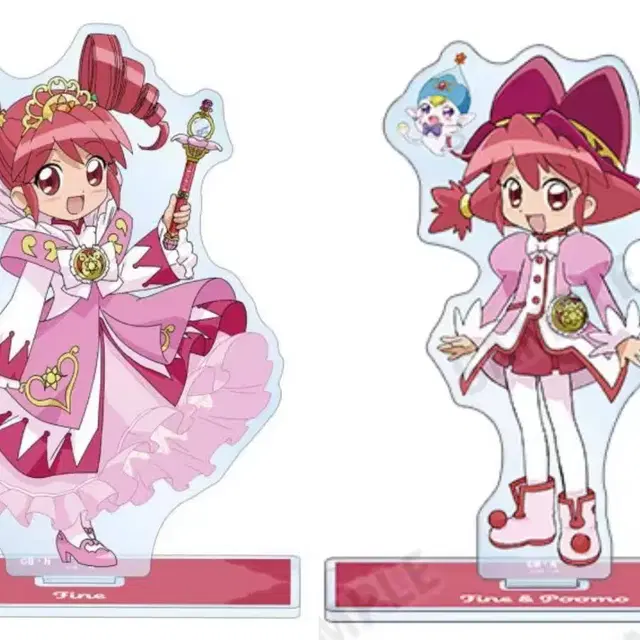 일괄판매 신비한 별의 쌍둥이 공주 신쌍공 파인 아크릴스탠드 미개봉