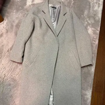 TAKASHIMAYA 그레이 롱 코트 사이즈 7