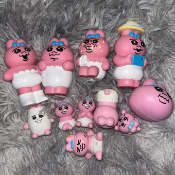 빤쮸토끼 프렌즈 2 피규어 소프트 비닐 외 세트