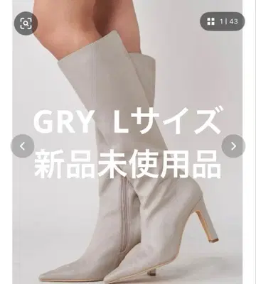 다리치 스틸레토 스웨이드 롱 부츠