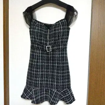 Daisy 트위드 드레스 M