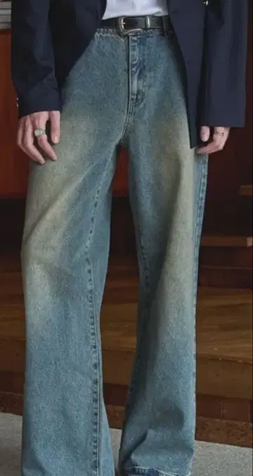 LURAKU 데님 플레어 팬츠