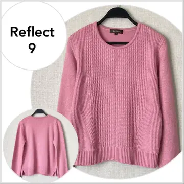 [ 새상품급 ] Reflect 라메 니트 핑크 사이즈 9
