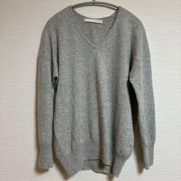 새상품급 스픽 앤 스팬 캐시미어 100% 니트 V넥 풀오버