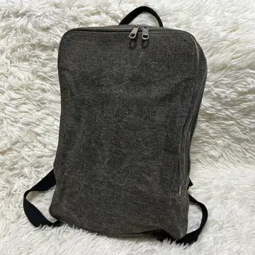 A.P.C. 아페쎄 코튼 캔버스 럭색 블랙 계열 A4 수납 가능