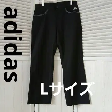 adidas 남성용 골프 블랙 스트레이트 레그 팬츠 w88 L 사이즈