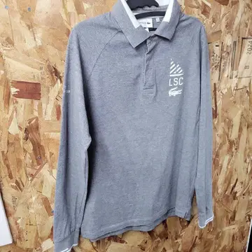 컨디션 최상 즉시 품절 모델 Lacoste LSC 긴팔 피케 셔츠 그레이