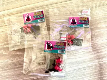 오징어 게임 미니 피규어 레고 피규어 세트 3개 미사용