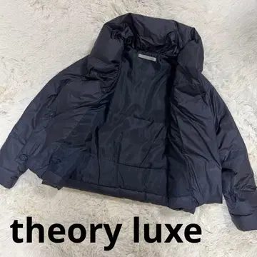 띠어리 루스 다운 자켓 38 네이비 다운 90% 따뜻한