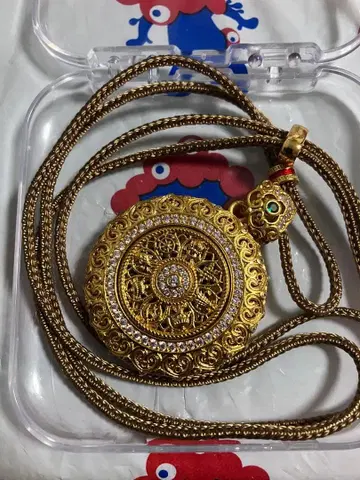 오사카 만박 네팔관 마와루 중간 사이즈 마와루 목걸이