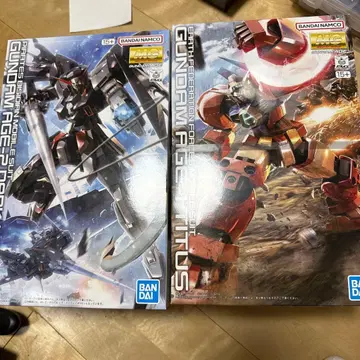 MG 건담 AGE-1 타이타스 & AGE-2 다크하운드 2체 세트