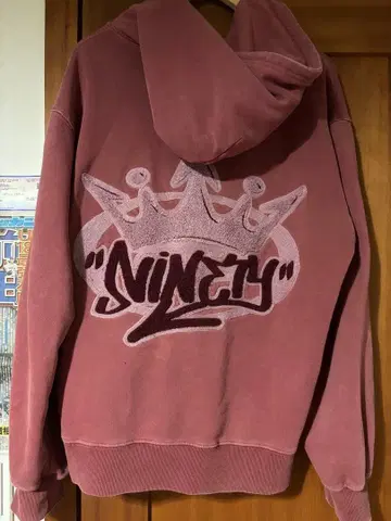 9090 더블 지퍼 후드티