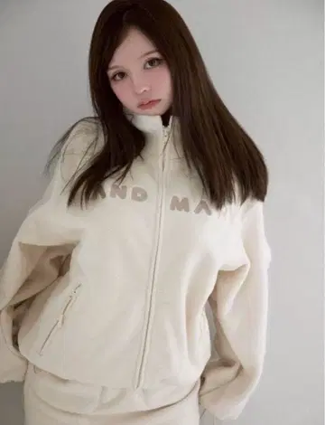 andmary Mary logo fleece jacket