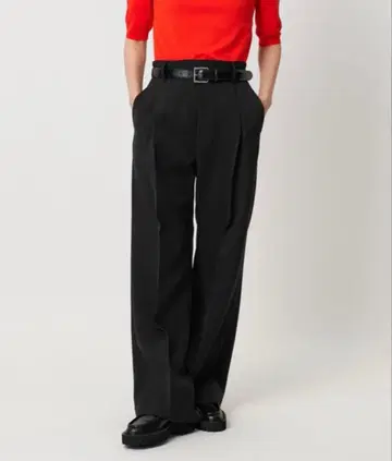 슬랙스 팬츠 MARW UNITED ARROWS 턱 스트레이트