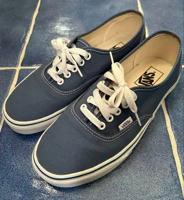 VANS 스니커즈 오센틱 블루 계열 1 25.5cm 새상품급