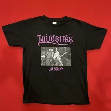 M 사이즈 LOVEBITES 라브바이츠 miho 미호 T셔츠 USED품