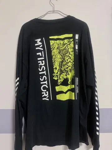 MY FIRST STORY 롱 슬리브 T셔츠 XL 블랙