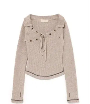 andmary Anita button knit tops